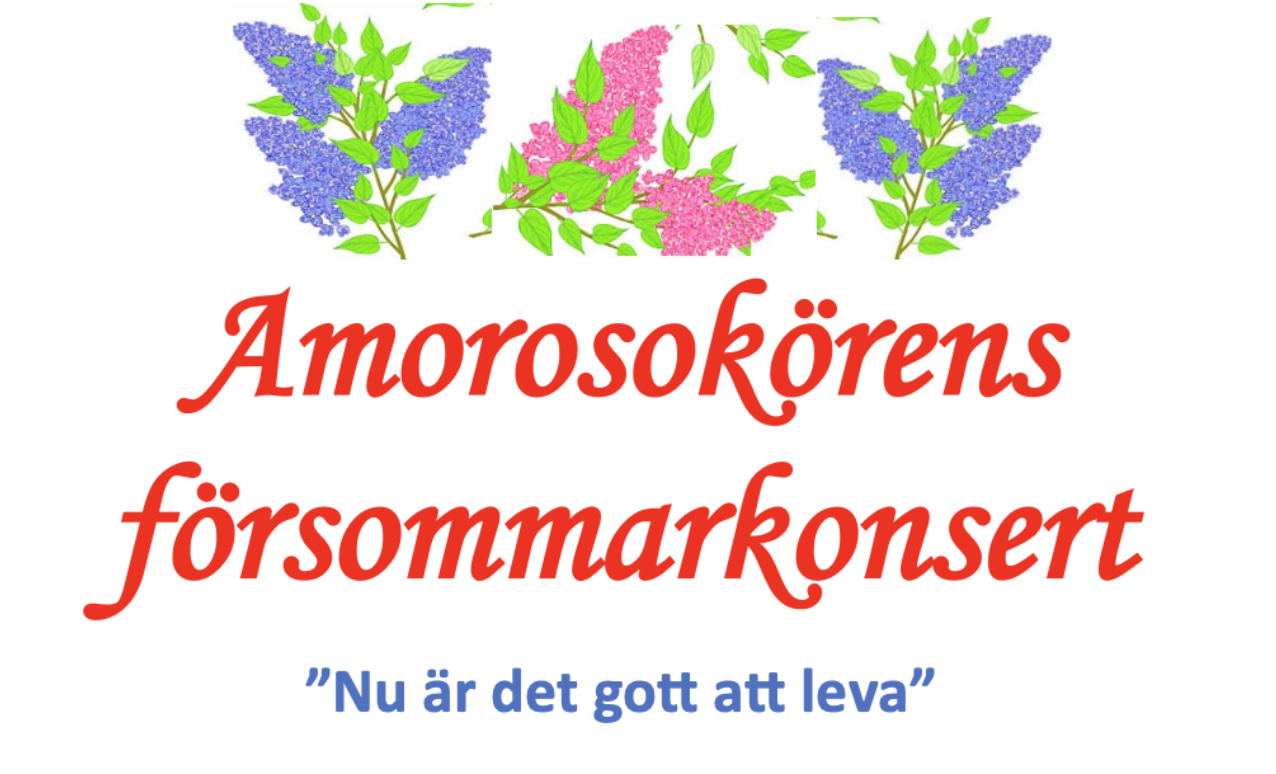 Bild på Amorosokörens affisch för konserten