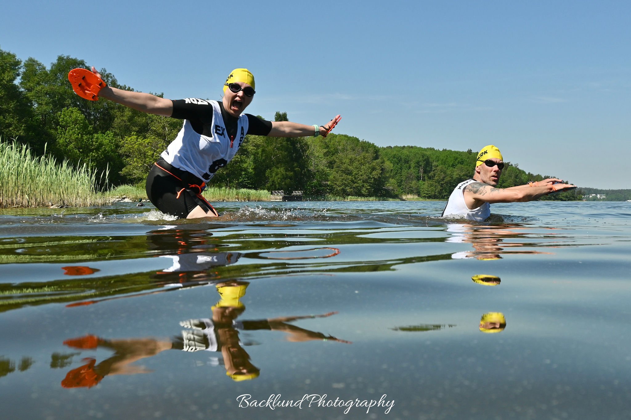 Swimrun i Edsviken av Mattias Backlund