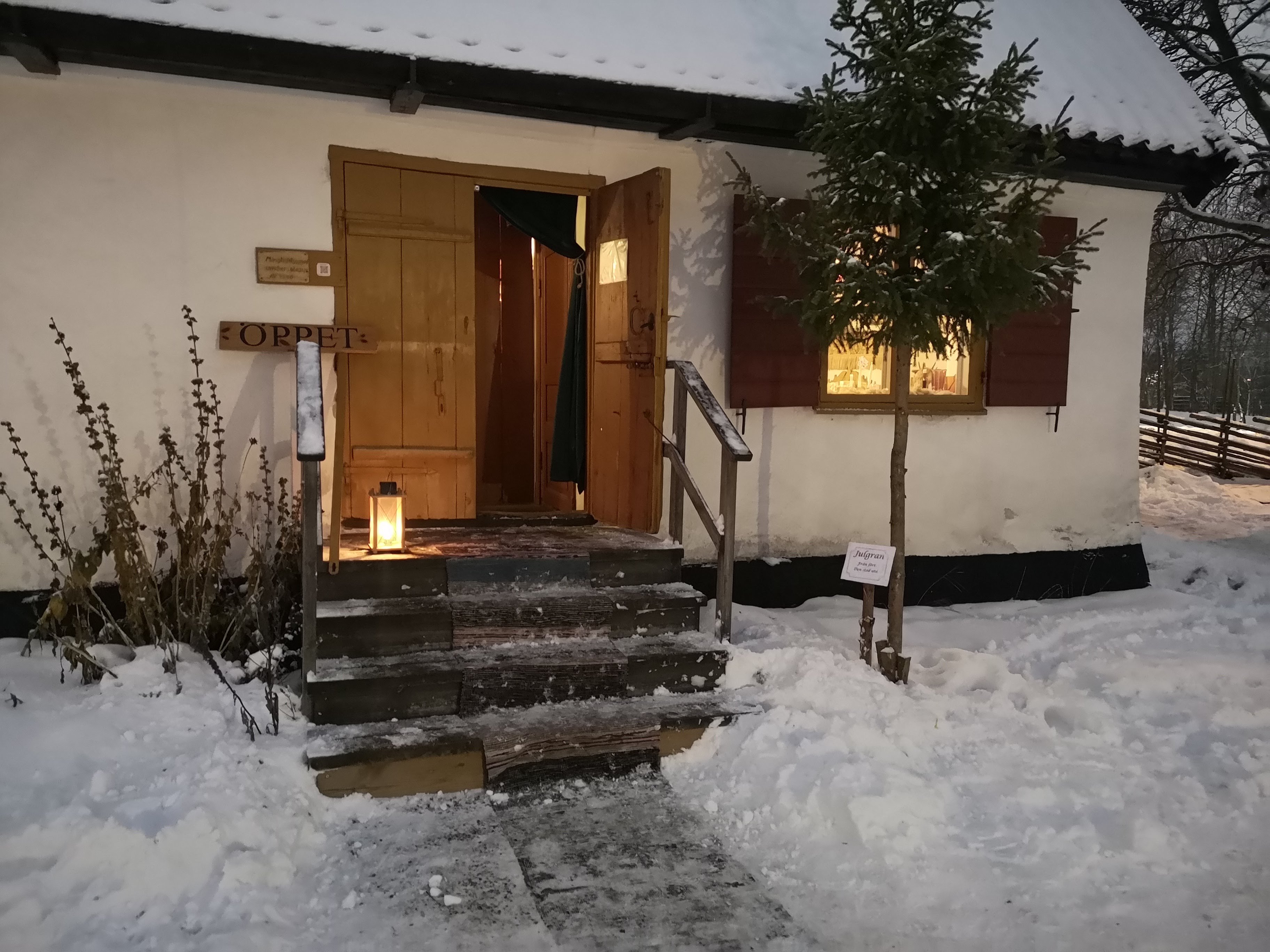 Julmarknad på Hersby Hembygdsgård