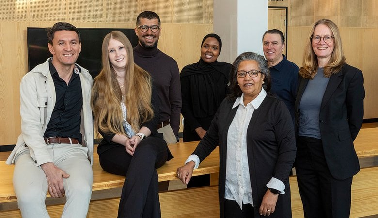 Juma Lomani, Danilo Espinoza Araya, Malek Tatinian, Tzighe Habtemariam Abraha, Amun Abdul Khadir, Susanne Gustafsson Hedman och Annika Nordgren arbetar på Etableringslyftet.