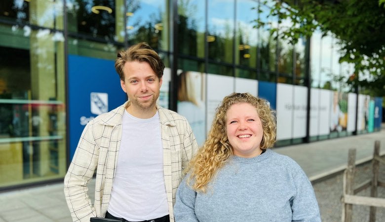 Albert Ström och Kristina Mattesson