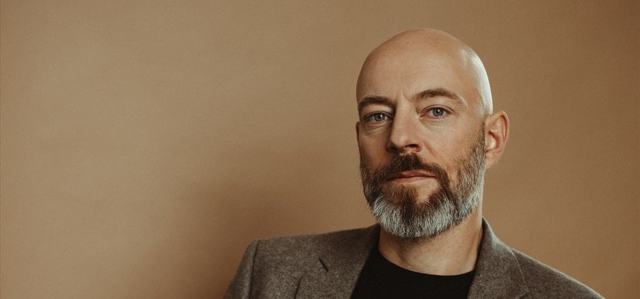 Porträtt av författaren David Thurfjell