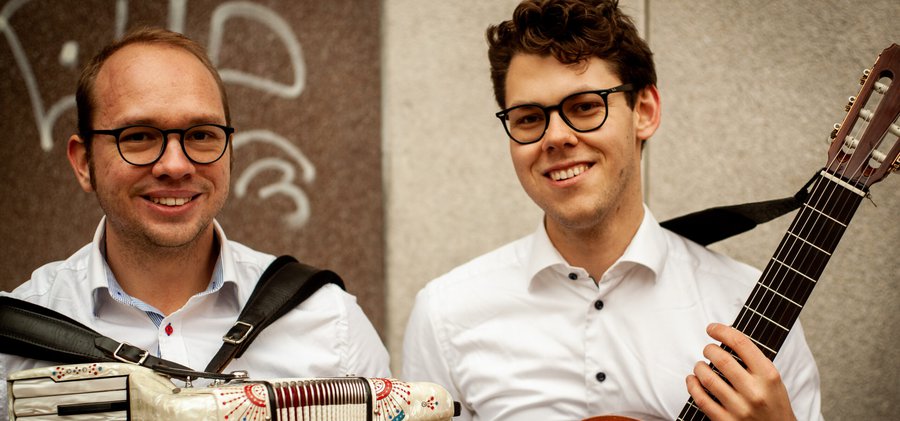 Porträtt av gruppen Duo Visklang