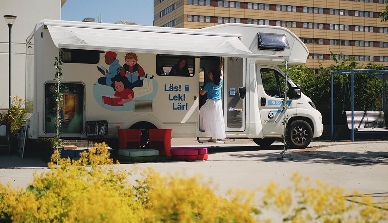 En bild på aktivitetsbussen BUSSTER