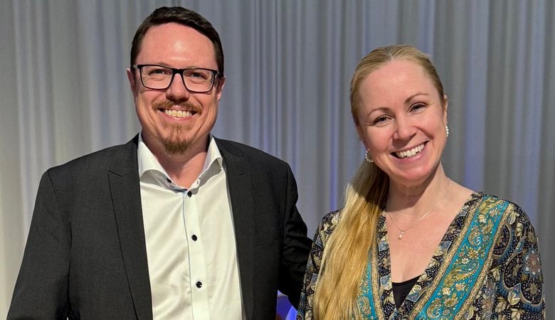 Maria Stadell och Marcus Möller
