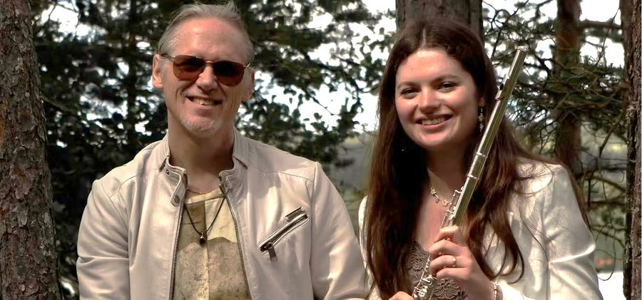 Porträtt av musikduon Duo Tengstrand.