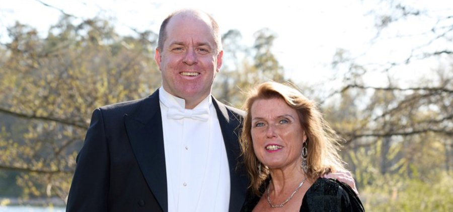 Sångarna Anders Håkansson och britta blavier.