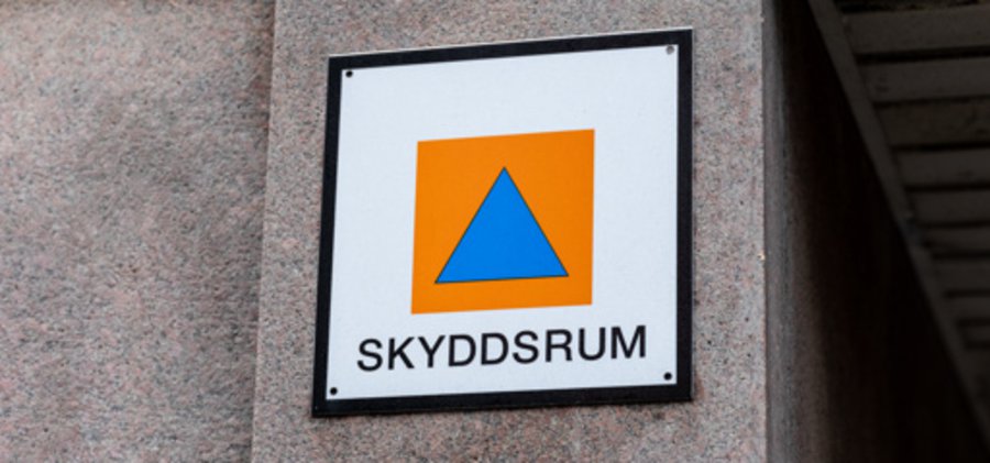 Skyltning för skyddsrum