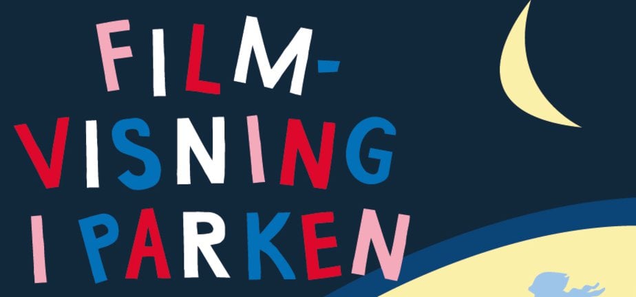 Text med Filmvisning i parken